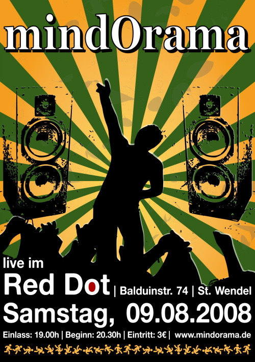 mindOrama live im Red Dot St. Wendel: Sa, 09.08.2008